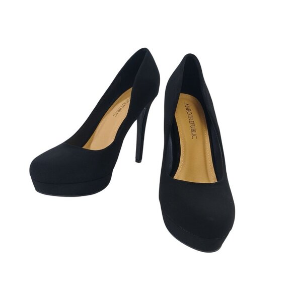 Black Platform High Heel Pumps Size 9 By Marc Republic, NWB. - Picture 4 of 8